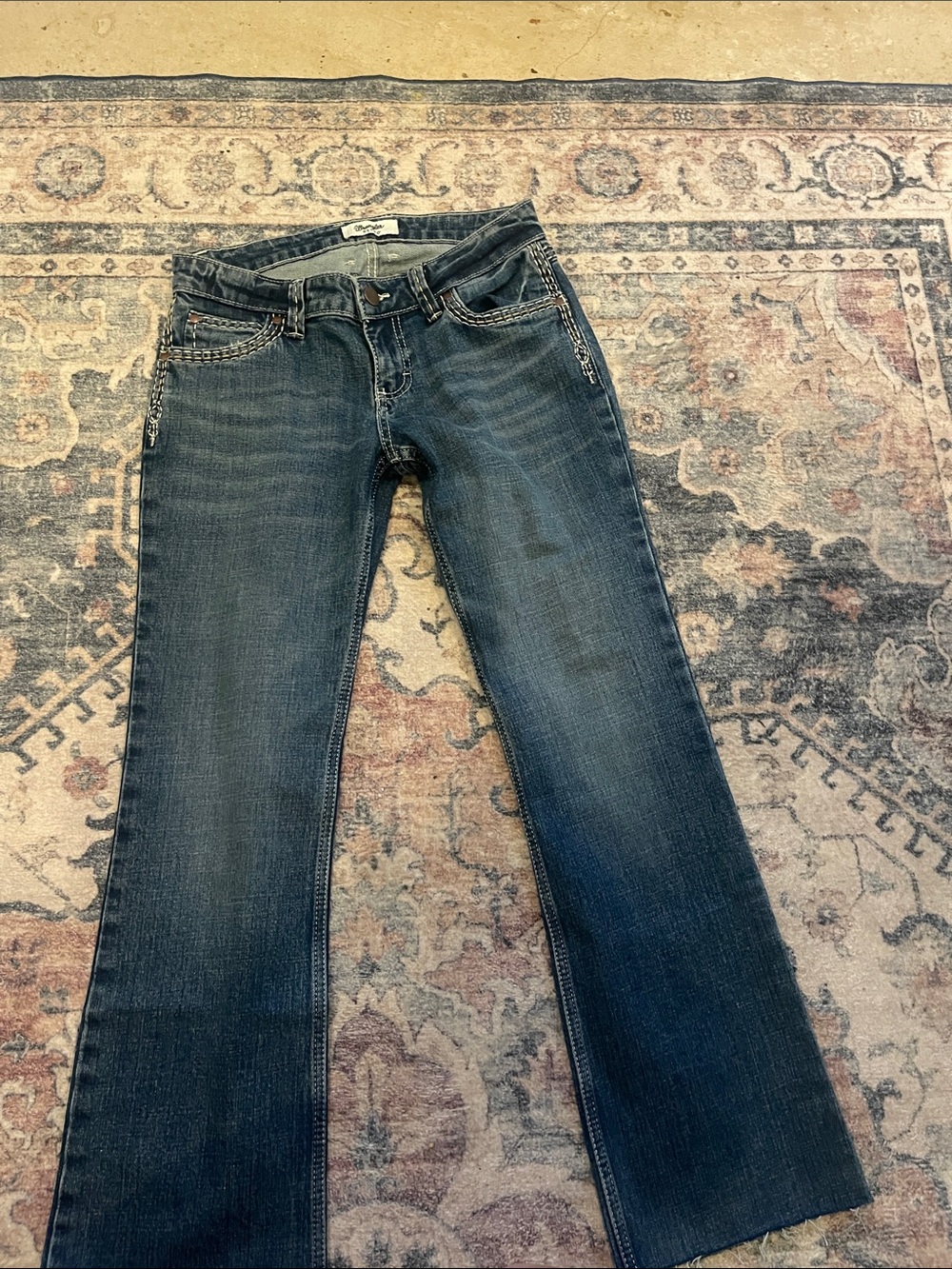 Wrangler Women’s Dark Blue Bootcut Jeans